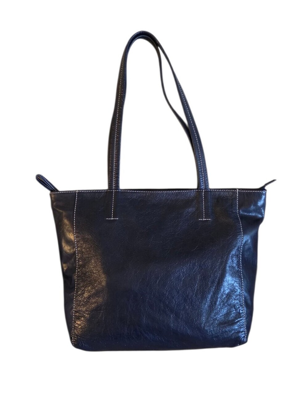 latico Navy Leather Tote